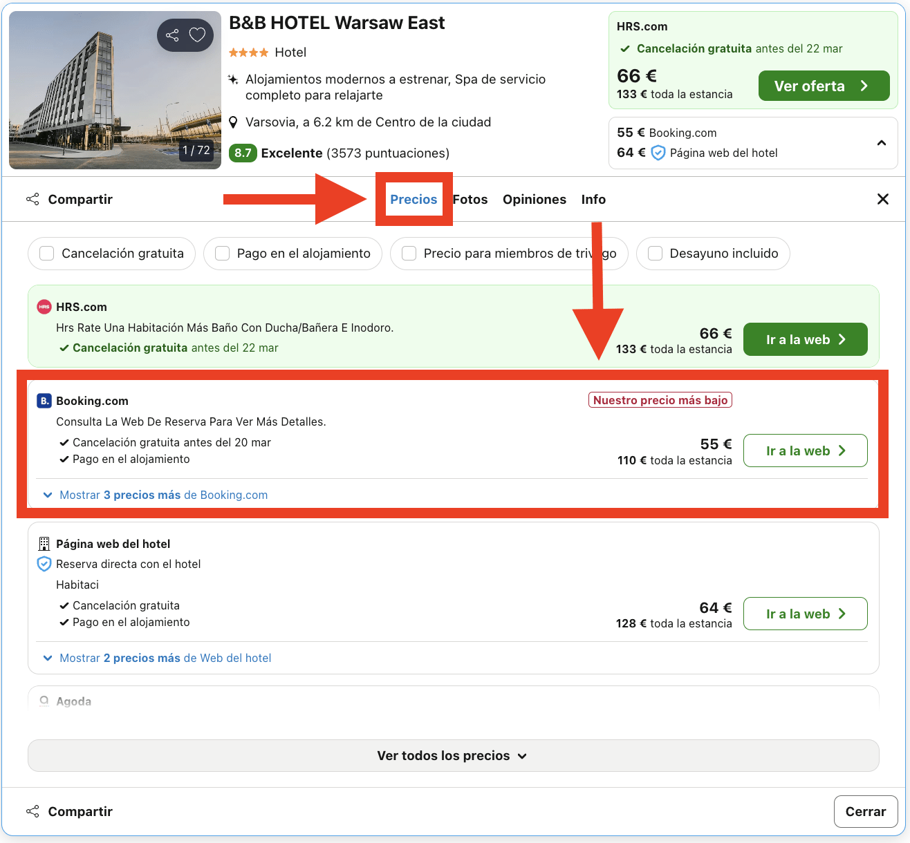 Vuelos a Varsovia + 2 noches en un hotel 4* por 97€